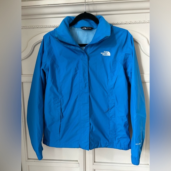 The North Face Women's Vibrant Blue Rain Jacket - Picture 2 of 6